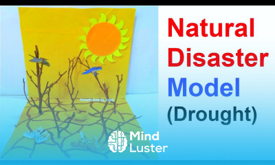 natural disaster model project drought diy at home social science project howtofunda