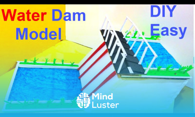 dam model making 3d water to save water power generation social science howtofunda DIY