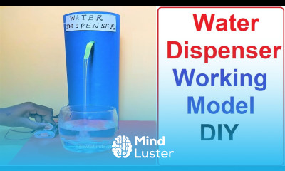water dispenser project working model for science fair project DIY at home howtofunda