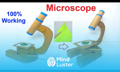 microscope working model for science project exhibition diy biology howtofunda