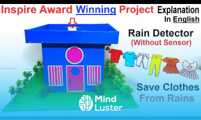 rain detector working model without sensor explanation in English diy howtofunda