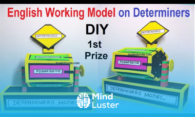 english working model on determiners diy step by step for exhibition howtofunda