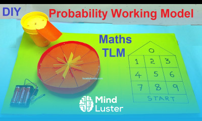 probability maths working model 3d tlm diy cardboard simple howtofunda craftpiller