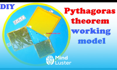 Pythagoras theorem working model 3d maths tlm model for teachers craftpiller howtofunda