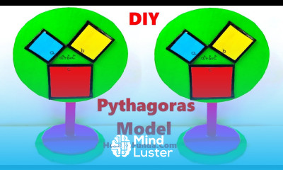 Pythagoras theorem model 3d making maths project tlm howtofunda