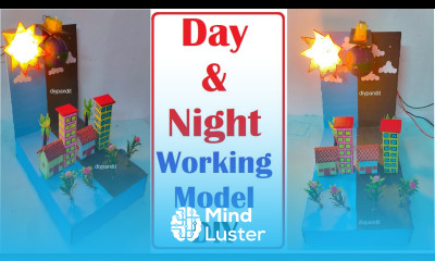day and night working model 3d science project exhibition simple and easy diy DIY pandit