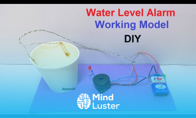 water level alarm working model science project diy simple and easy DIY pandit