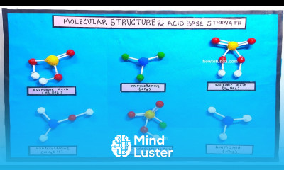 chemistry atomic structure model with acid base using cardboard diy howtofunda class 9