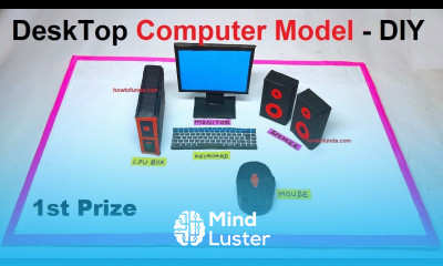 computer model making using cardboard simple and easy diy science exhibition howtofunda