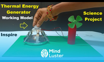 thermal energy generator heat working model howtofunda dc motor rotation buzzer sound making