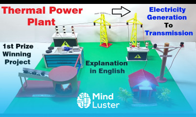 thermal power generation to transmission distribution working model explanation howtofunda