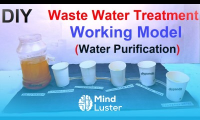 waste water treatment plant working model water purification diy science project DIY pandit