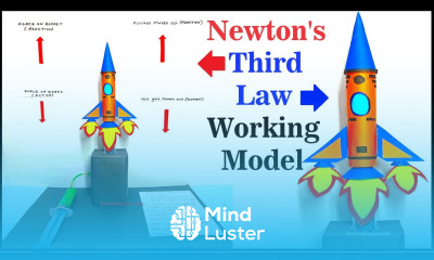 newtons third law of motion working model science project for exhibition howtofunda physics