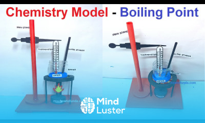 chemistry project model 3d science exhibition boiling point of water experiment howtofunda