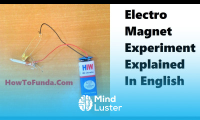 electromagnetic science experiment explanation in English howtofunda science exhibition