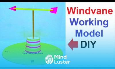 WIND VANE working model for science exhibition project howtofunda