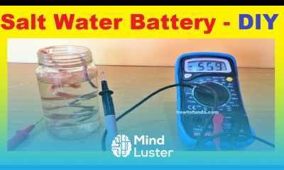 salt water battery making working model for school science exhibition project diy