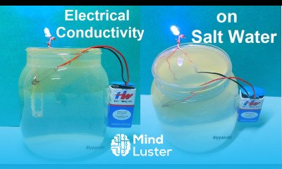 electrical conductivity with salt water science experiment working model diy DIY pandit