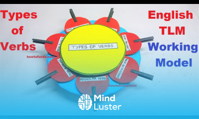 types of verbs English working model for science project exhibition diy simple howtofunda