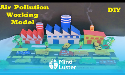 air pollution working model for science fair project factory vehicle DIY at home howtofunda