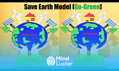 save earth model science project go green save trees environment science project howtofunda