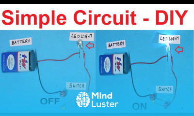 Simple Circuit with safety pin working Model for science project exhibition DIY pandit hw battery