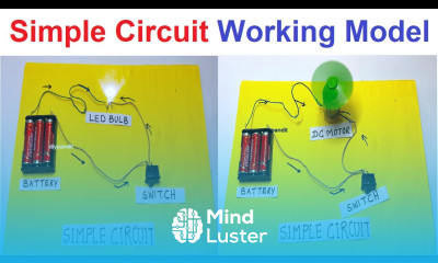 simple circuit working model simple circuit light bulb with switch diy DIY pandit