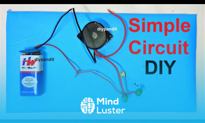 simple circuit using battery buzzer and safety pins for science project exhbition DIY pandit