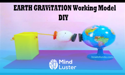 EARTH GRAVitaTION Working Model science exhibition DIY howtofunda
