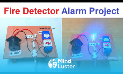 fire detector alarm working model science project diy simple and easy howtofunda