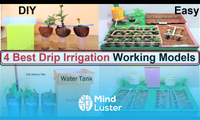 4 best drip irrigation working model ideas diy simple and easy howtofunda class 9 class 10