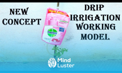 drip irrigation working model new concept science project howtofunda