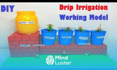 drip irrigation science project working model 3d new design howtofunda craftpiller class 9