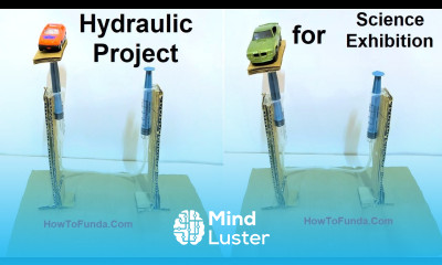 hydraulic lift car working model science project diy howtofunda