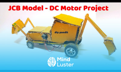 how to make jcb working model science project using cardboard DIY pandit science exhibition