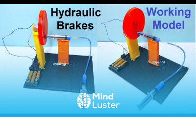 How to Make A Hydraulic Brake Project Disk Braking Science Project Hydraulic Disk Braking System