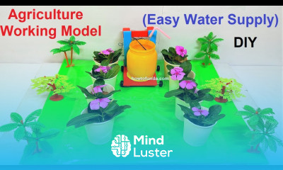 agriculture working model innovative inspire science project diy howtofunda eco friendly
