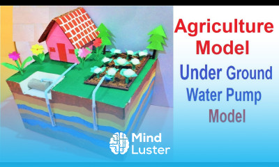 underground water pumping model agriculture farming science projects DIY howtofunda