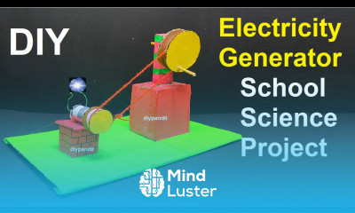 electricity generator school science project for school exhibition diy DIY pandit pulley