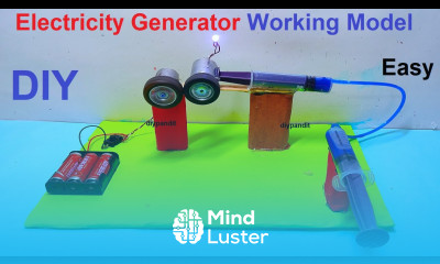 electricity generator working model regenerative science project physics project DIY pandit
