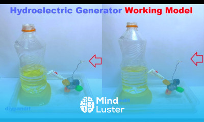 hydroelectric generator working model for school science project exhibition diy DIY pandit