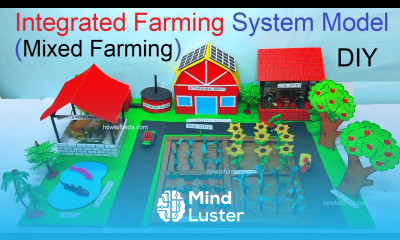 integrated farming system IFS model project mixed crop for science exhibition howtofunda