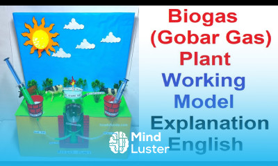 biogas plant working model explanation in english gobar gas renewable energy howtofunda