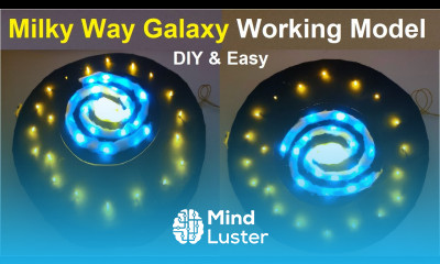 solar system milky way galaxy working model for science project exhibition diy craftpiller