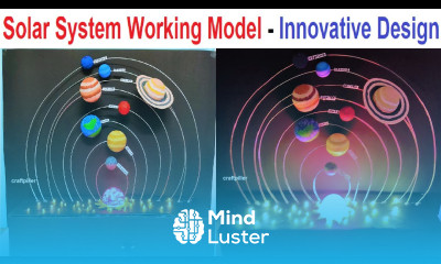solar system working model using led light new innovative designs for inspire award craftpiller