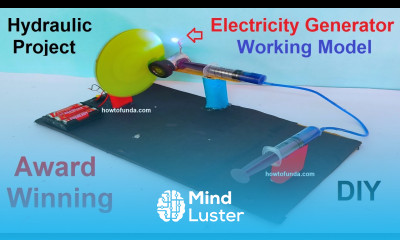 innovative electricity generator working model science project for exhibition diy howtofunda