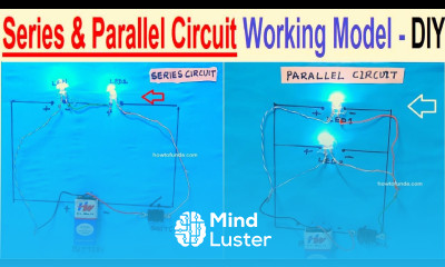 series and parallel circuit working model electricity science project diy howtofunda
