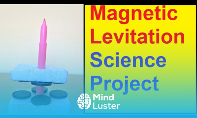magnetic levitation working project science project science project diy howtofunda