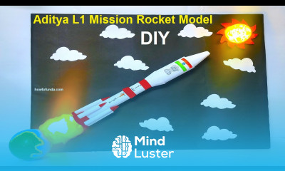 aditya l1 mission rocket working model 3d science project science exhibition howtofunda