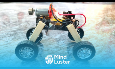 how to make simple robot using dc motor inspire award science project working model DIY pandit